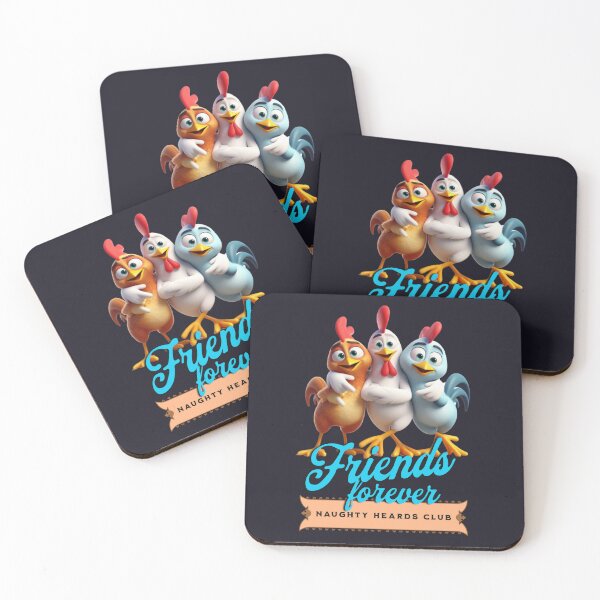Item preview, Friends forever. Three poultry in friendly posture. designed and sold by I-love-music.