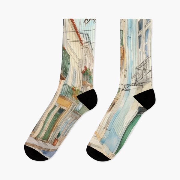Item preview, lisbon, portugal travel wall art print designed and sold by vintagetrips.