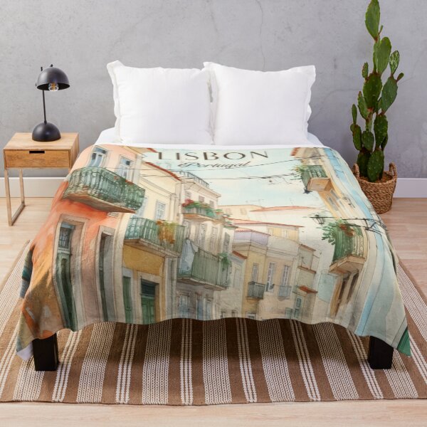 Item preview, lisbon, portugal travel wall art print designed and sold by vintagetrips.