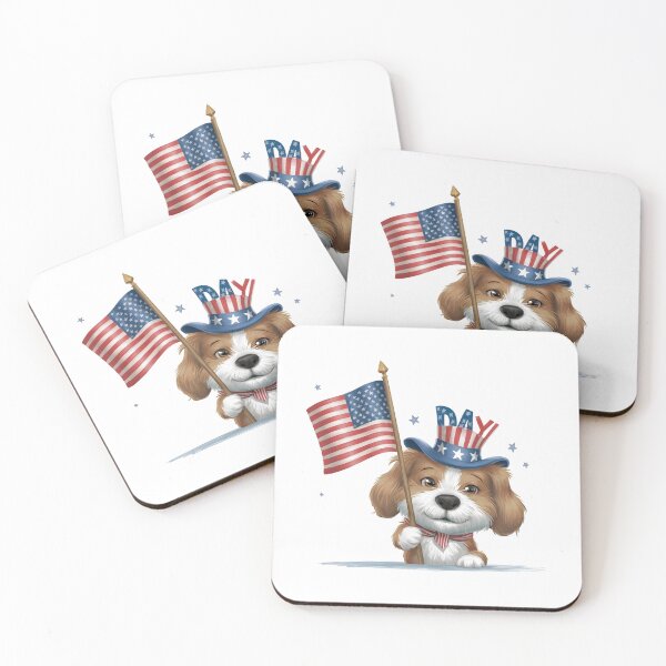 Item preview, Dog : 4th of July Celebration designed and sold by KNAA.