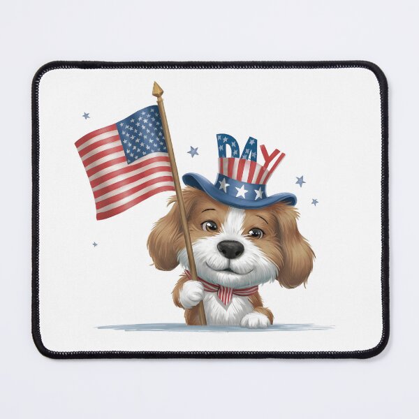 Item preview, Dog : 4th of July Celebration designed and sold by KNAA.