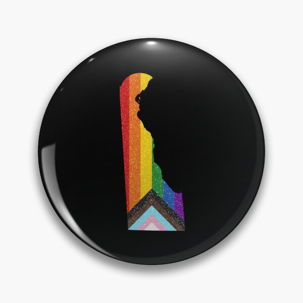 Item preview, Delaware Progress Pride Flag - LGBTQ Rainbow Flag designed and sold by shaggylocks.