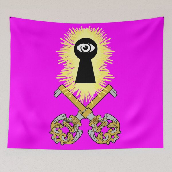 Item preview, Crossed Keys Jolly Roger (Magenta) designed and sold by MurpheusTech.