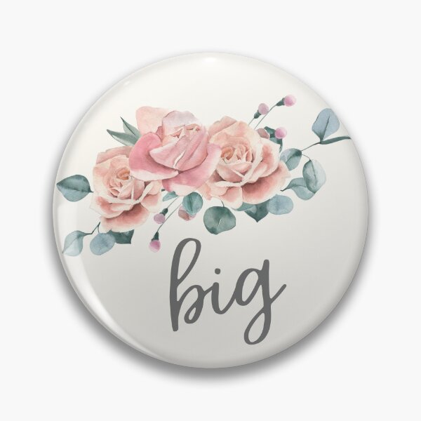 Item preview, Big Sis - Floral Design - Happy Birthday Big Sister  designed and sold by patternjp.