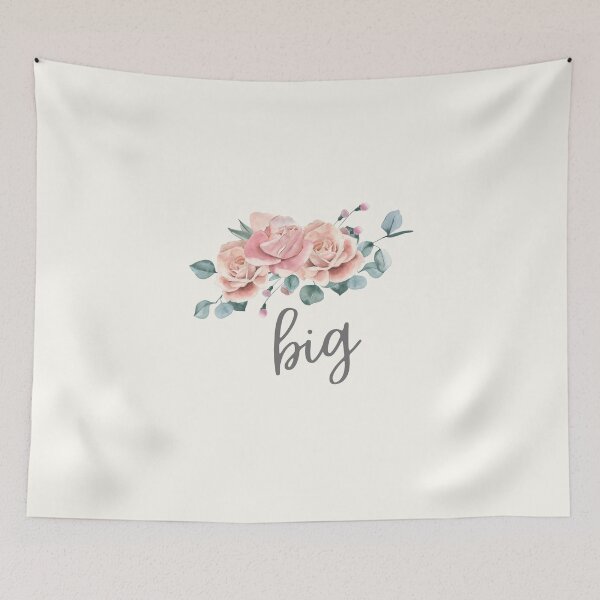 Item preview, Big Sis - Floral Design - Happy Birthday Big Sister  designed and sold by patternjp.