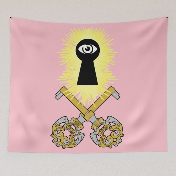 Item preview, Crossed Keys Jolly Roger (Pink) designed and sold by MurpheusTech.