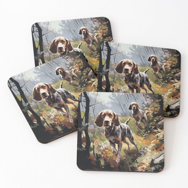 Item preview, American English Coonhounds on the Hunt designed and sold by Samuelsboro.