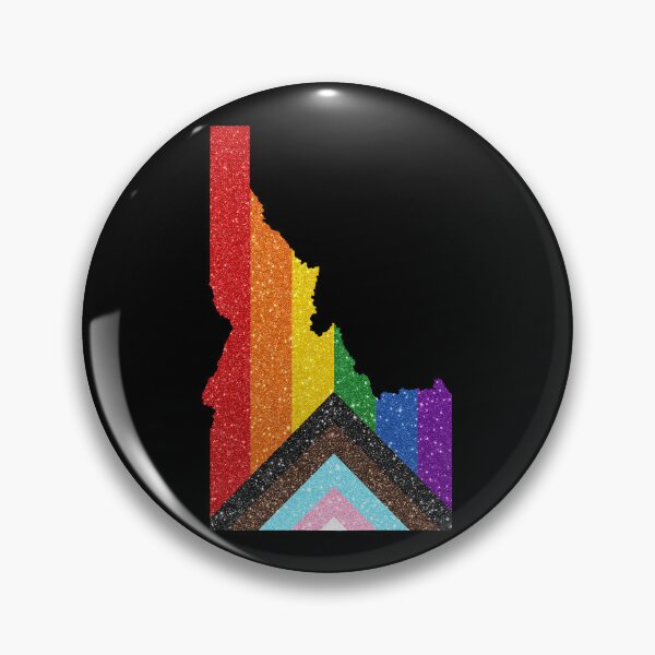 Item preview, Idaho Progress Pride Flag - LGBTQ Rainbow Flag designed and sold by shaggylocks.