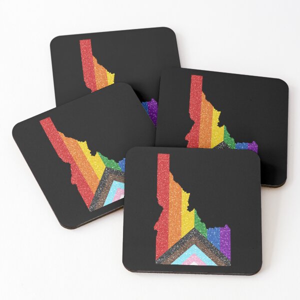 Item preview, Idaho Progress Pride Flag - LGBTQ Rainbow Flag designed and sold by shaggylocks.