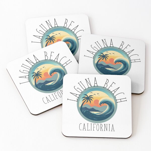 Item preview, Laguna Beach - California (with Black Lettering) designed and sold by VelvetRoom.