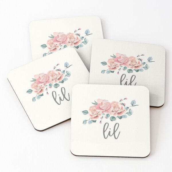 Item preview, Lil Sis - Floral Design - Cute Gift for Little Sister  designed and sold by patternjp.
