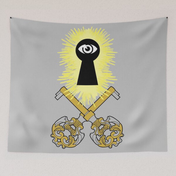 Item preview, Crossed Keys Jolly Roger (Silver) designed and sold by MurpheusTech.