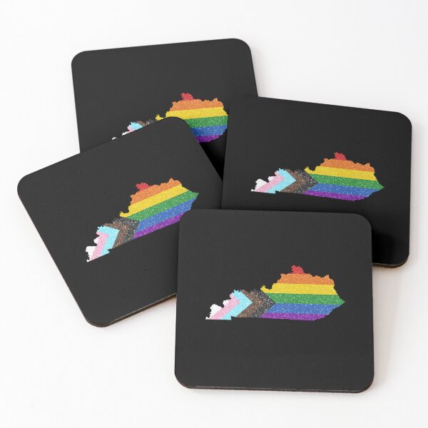 Item preview, Kentucky Progress Pride Flag - LGBTQ Rainbow Flag designed and sold by shaggylocks.