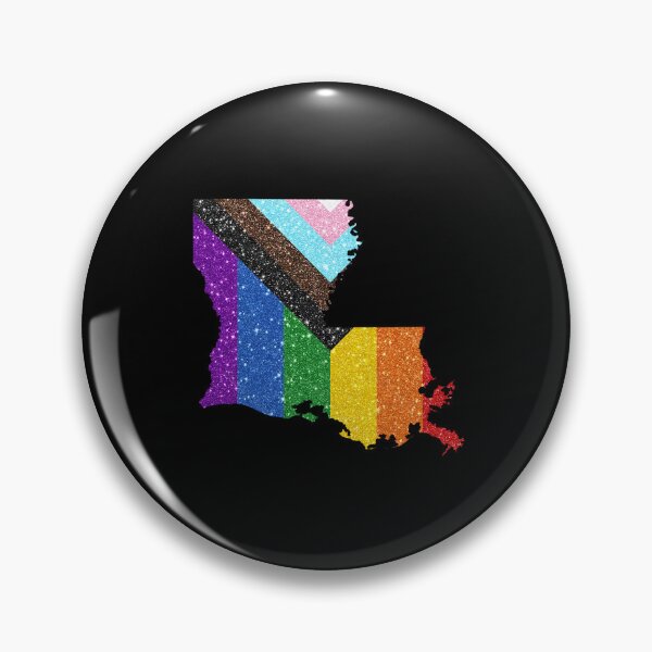 Item preview, Louisiana Progress Pride Flag - LGBTQ Rainbow Flag designed and sold by shaggylocks.