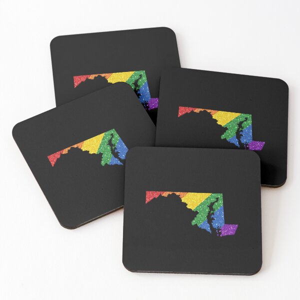 Item preview, Maryland Pride Flag - LGBTQ Rainbow Flag designed and sold by shaggylocks.