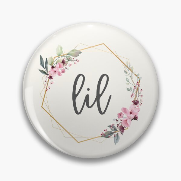 Item preview, Lil Sis - Floral - Cute Gift for Your Little Sister  designed and sold by patternjp.