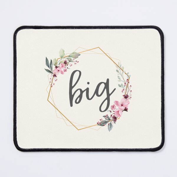 Item preview, Big Sis - Floral - Cute Gift for Your Big Sister designed and sold by patternjp.