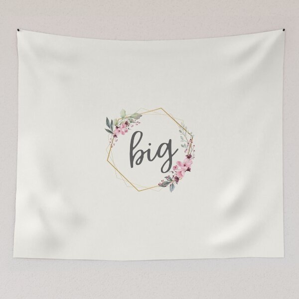Item preview, Big Sis - Floral - Cute Gift for Your Big Sister  designed and sold by patternjp.