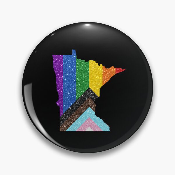 Item preview, Minnesota Progress Pride Flag - LGBTQ Rainbow Flag designed and sold by shaggylocks.