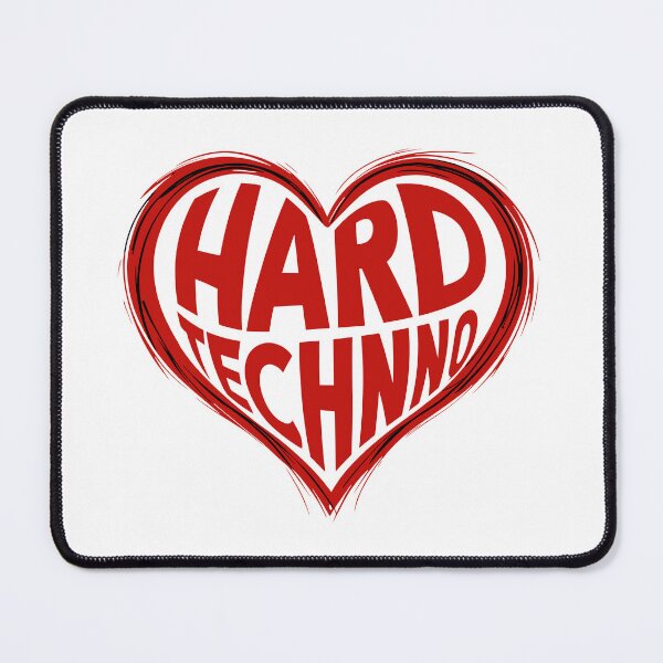 Item preview, I love Hard Techno badge. designed and sold by paulo silveira.