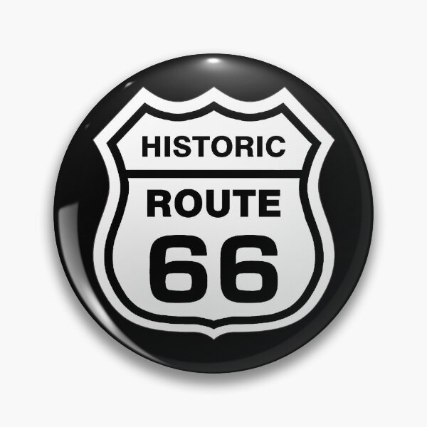 Artikelvorschau, Route 66 Verkehrsschild, historisch entworfen und verkauft von Numbers-Art.