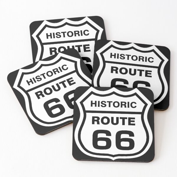 Item preview, route 66 traffic sign, historic designed and sold by Numbers-Art.