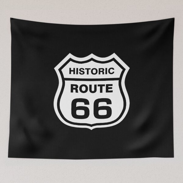Item preview, route 66 traffic sign, historic designed and sold by Numbers-Art.