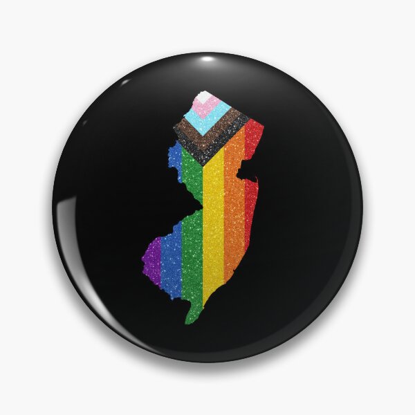 Artikelvorschau, New Jersey Progress Pride Flag - LGBTQ-Regenbogenflagge entworfen und verkauft von shaggylocks.