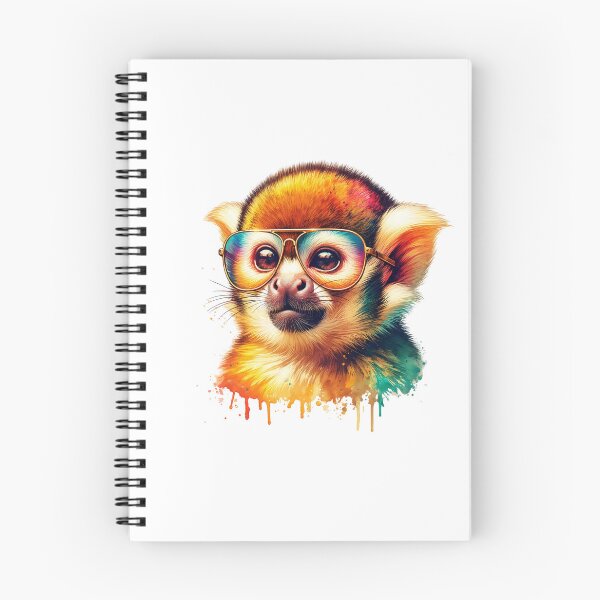 Item preview, Watercolor Spider Monkey Wearing Sunglasses designed and sold by TheAnimalZ00.