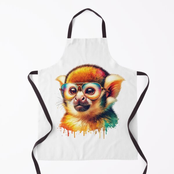 Item preview, Watercolor Spider Monkey Wearing Sunglasses designed and sold by TheAnimalZ00.