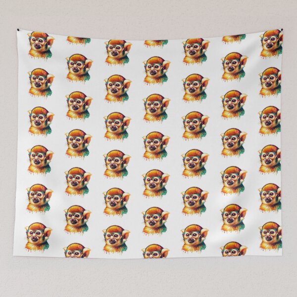 Item preview, Watercolor Spider Monkey Wearing Sunglasses designed and sold by TheAnimalZ00.