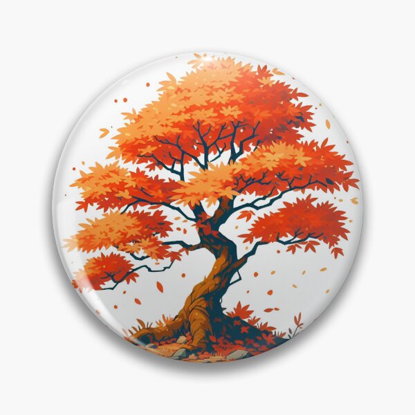 Item preview, A Vibrant Cartoon Maple Tree designed and sold by OrenCat.