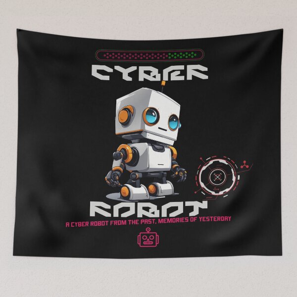 Item preview, Cyber Robots: Digital Art That Awakens Your Curiosity and Invites You to Explore designed and sold by Artedig.
