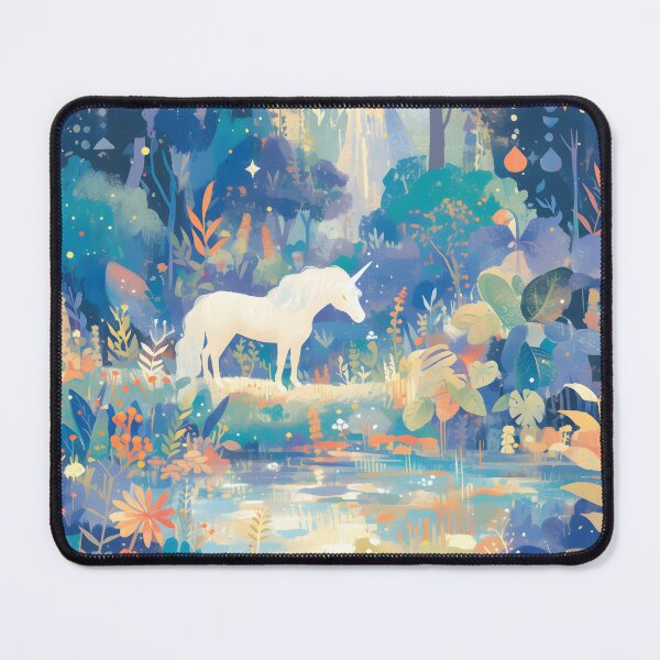 Item preview, Enchanted Cliffside Unicorn designed and sold by John-NW-Shop.