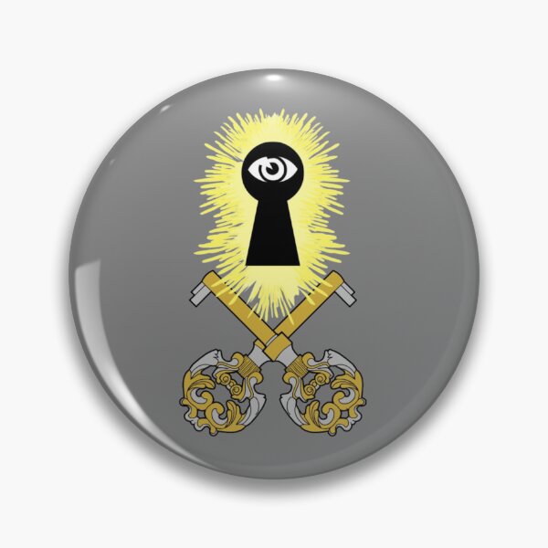 Item preview, Crossed Keys Jolly Roger (Grey) designed and sold by MurpheusTech.