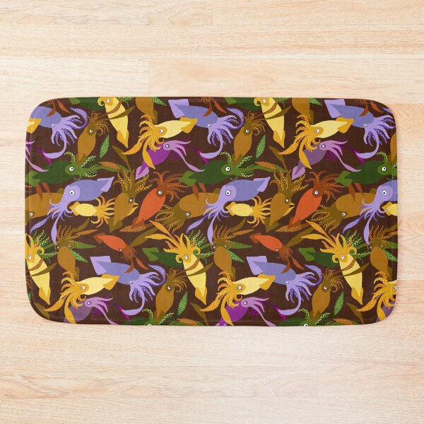 Item preview, Sea of Squids (Espresso colourway) designed and sold by Kererū Brewing.