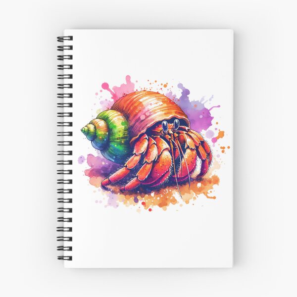 Item preview, Watercolor Hermit Crab designed and sold by TheAnimalZ00.