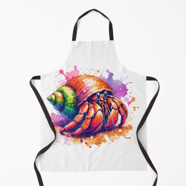 Item preview, Watercolor Hermit Crab designed and sold by TheAnimalZ00.