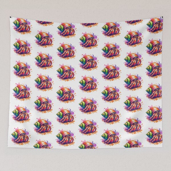 Item preview, Watercolor Hermit Crab designed and sold by TheAnimalZ00.