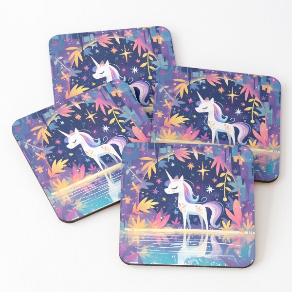 Item preview, Starry Reflections Unicorn designed and sold by John-NW-Shop.