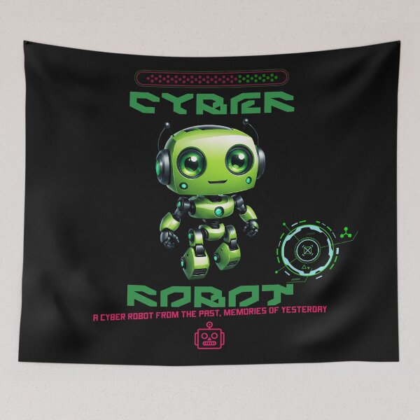 Item preview, Cyber Robots: Animated Digital Art That Will Bring Your Decor to Life designed and sold by Artedig.