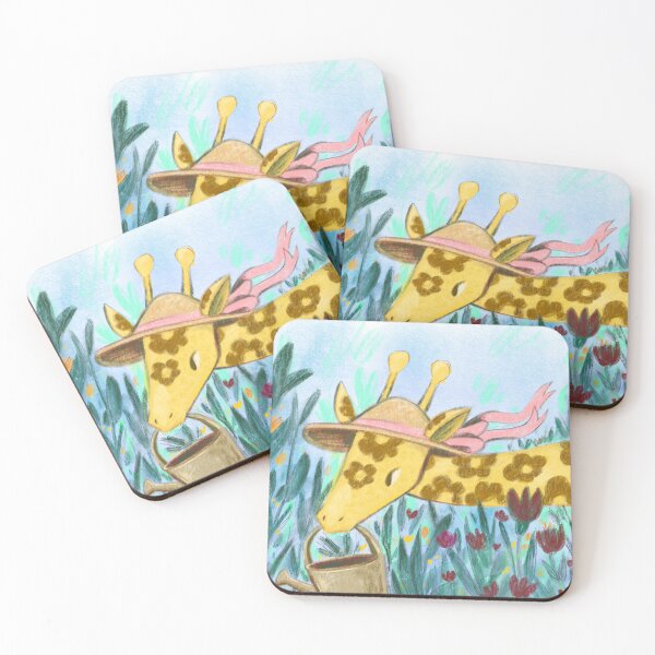 Item preview, Spring time flower power giraffe  designed and sold by Ashrend.