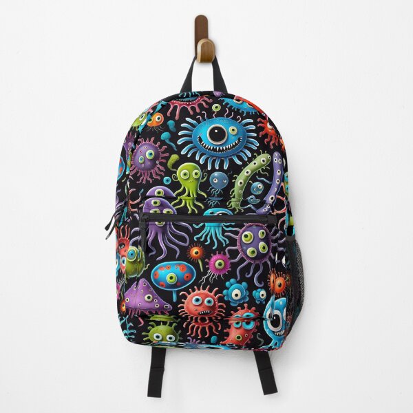 Item preview, Funny Microbes And Bacteria Pattern designed and sold by TheArtOfPat.
