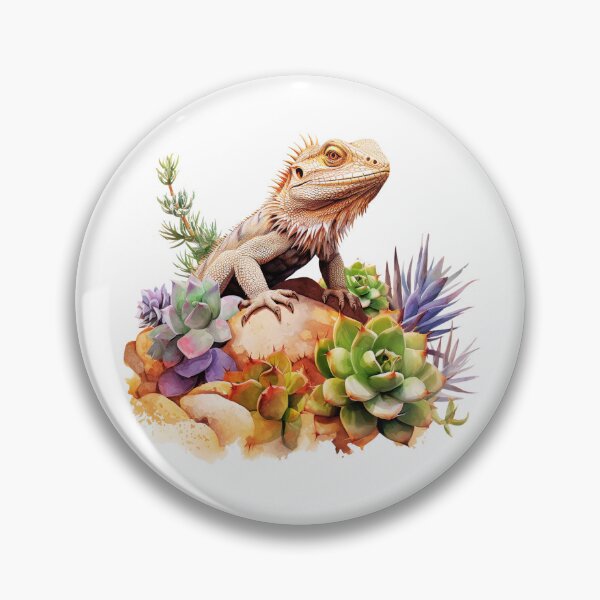 Item preview, Watercolor Bearded Dragon designed and sold by TheAnimalZ00.