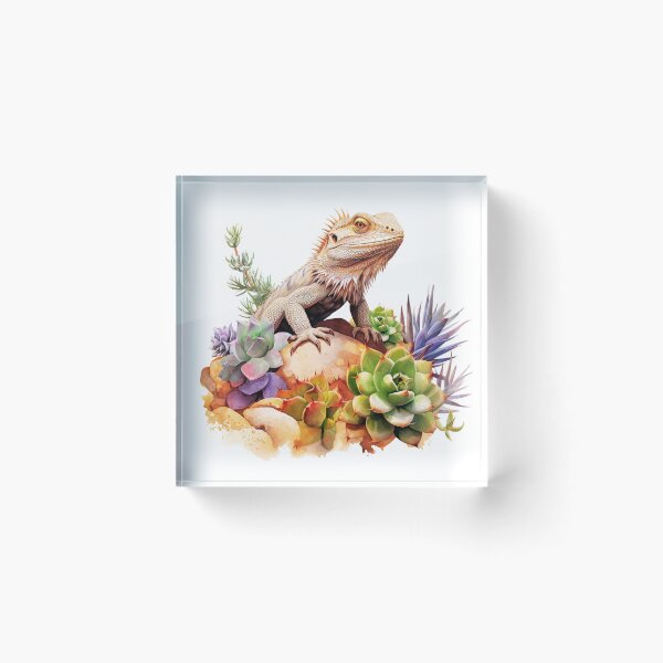 Item preview, Watercolor Bearded Dragon designed and sold by TheAnimalZ00.
