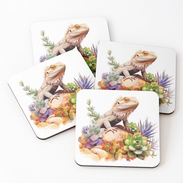 Item preview, Watercolor Bearded Dragon designed and sold by TheAnimalZ00.