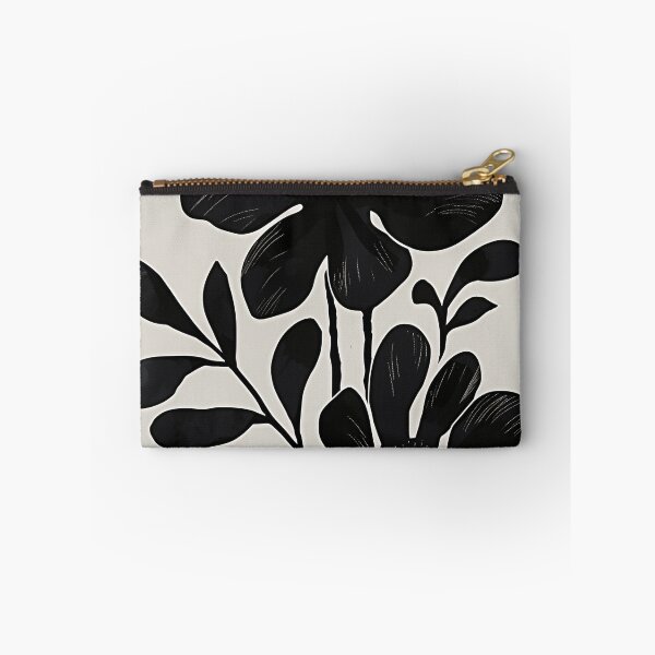 Item preview, Black abstract botanical art designed and sold by Rockwpapart.
