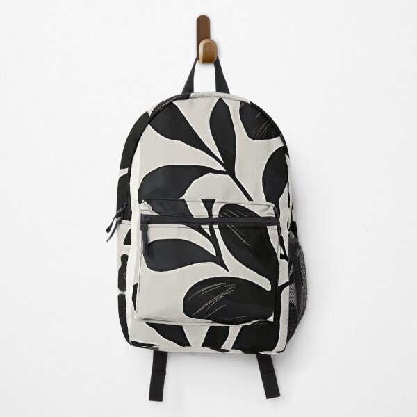 Item preview, Black abstract botanical art designed and sold by Rockwpapart.