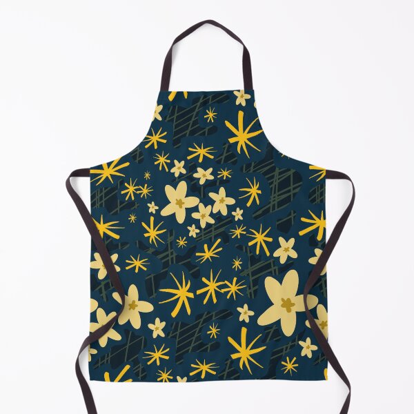 Item preview, Stars and flowers geometric pattern designed and sold by goldsmudge.