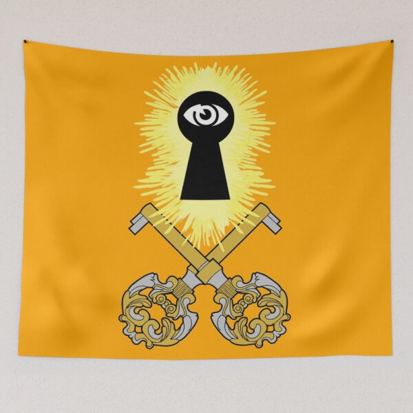 Item preview, Crossed Keys Jolly Roger (Orange) designed and sold by MurpheusTech.